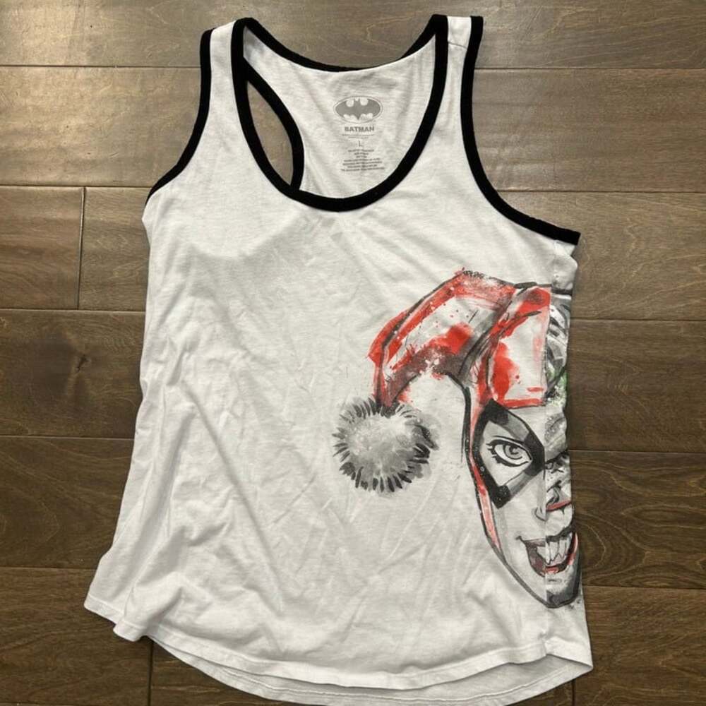 DC Comics Harley Quinn Joker‎ No Sleeve T-Shirt